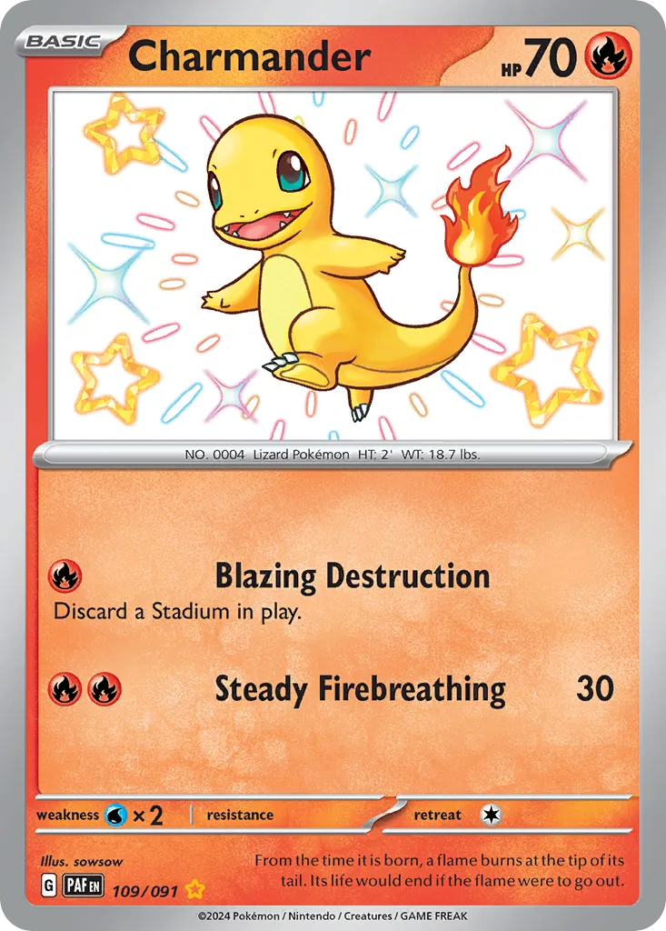 Charmander #109 card image