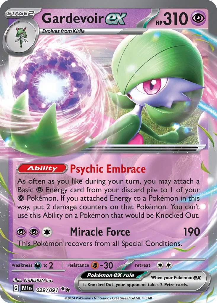 Gardevoir ex card image