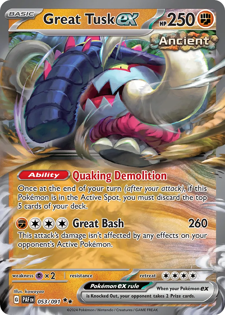 Great Tusk ex card image