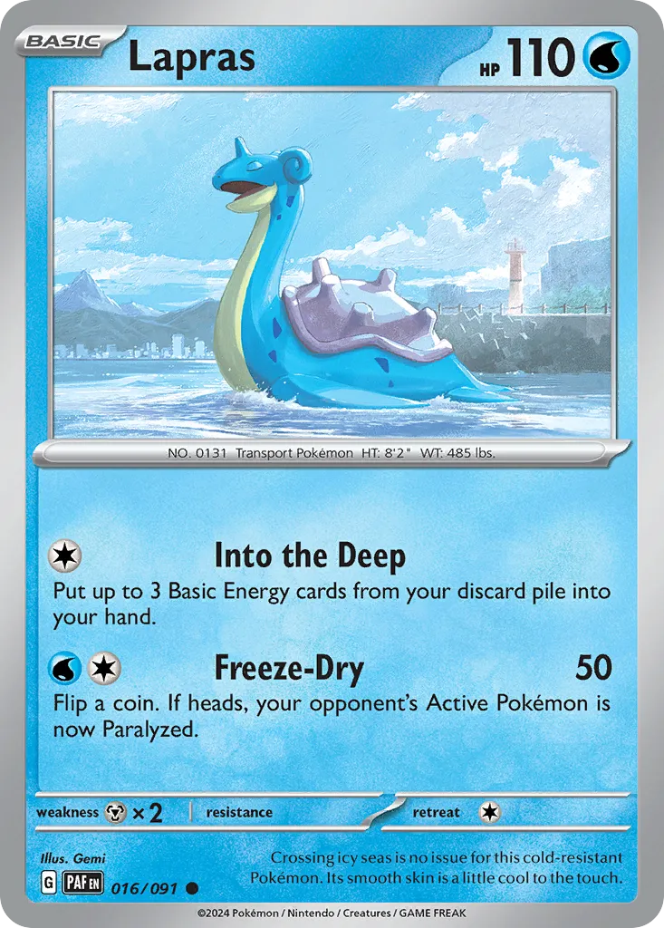 Lapras card image