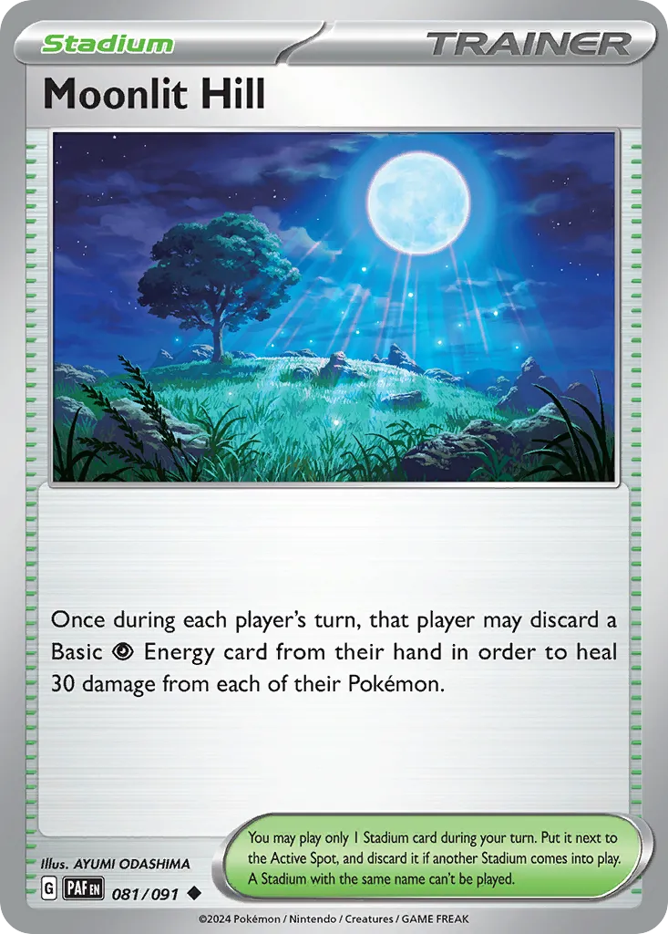 Moonlit Hill card image