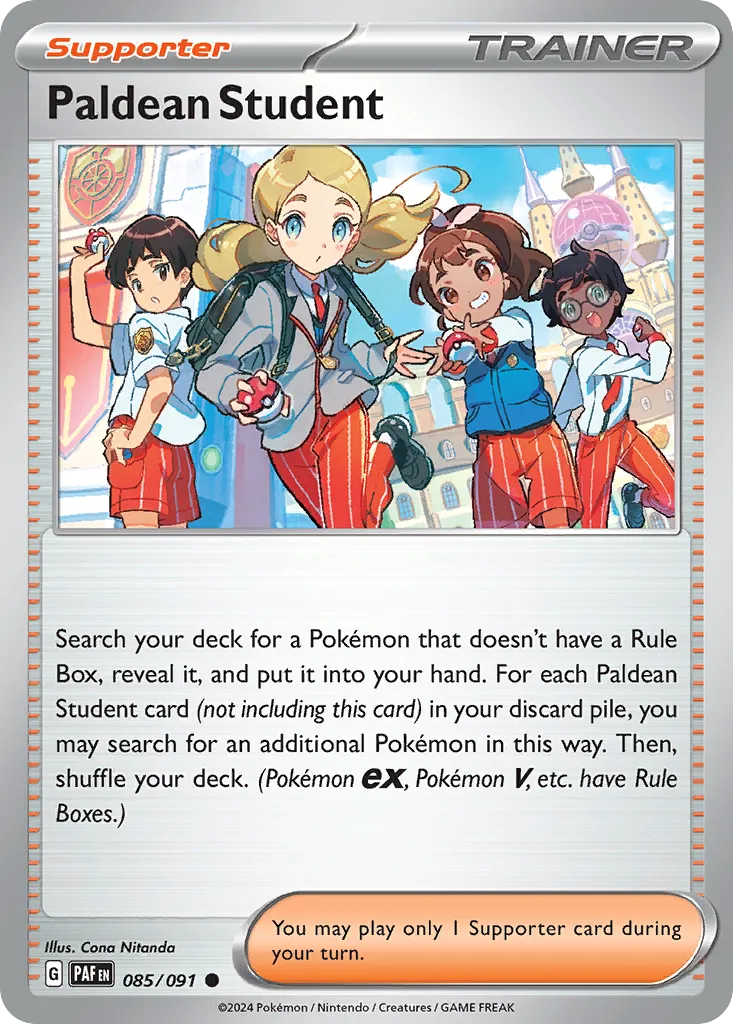 Paldean Student card image