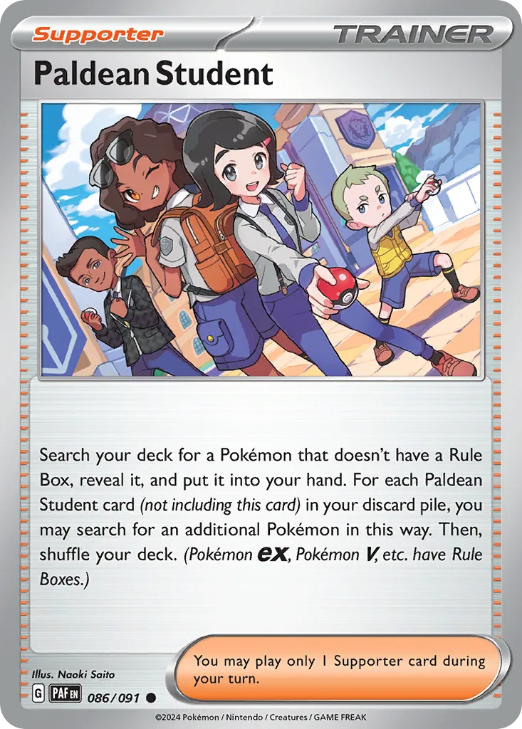 Paldean Student card image
