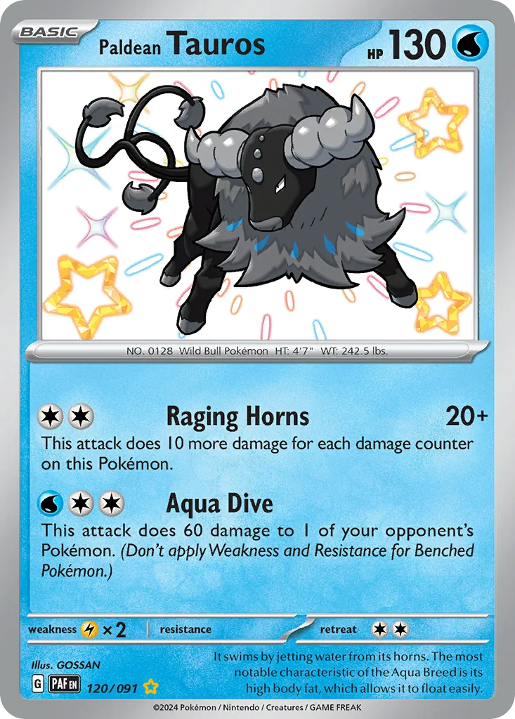 Paldean Tauros card image