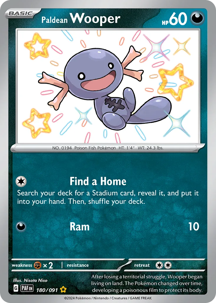 Paldean Wooper card image