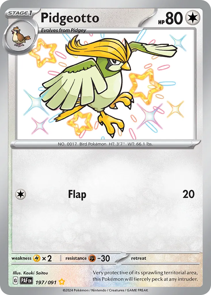 Pidgeotto card image