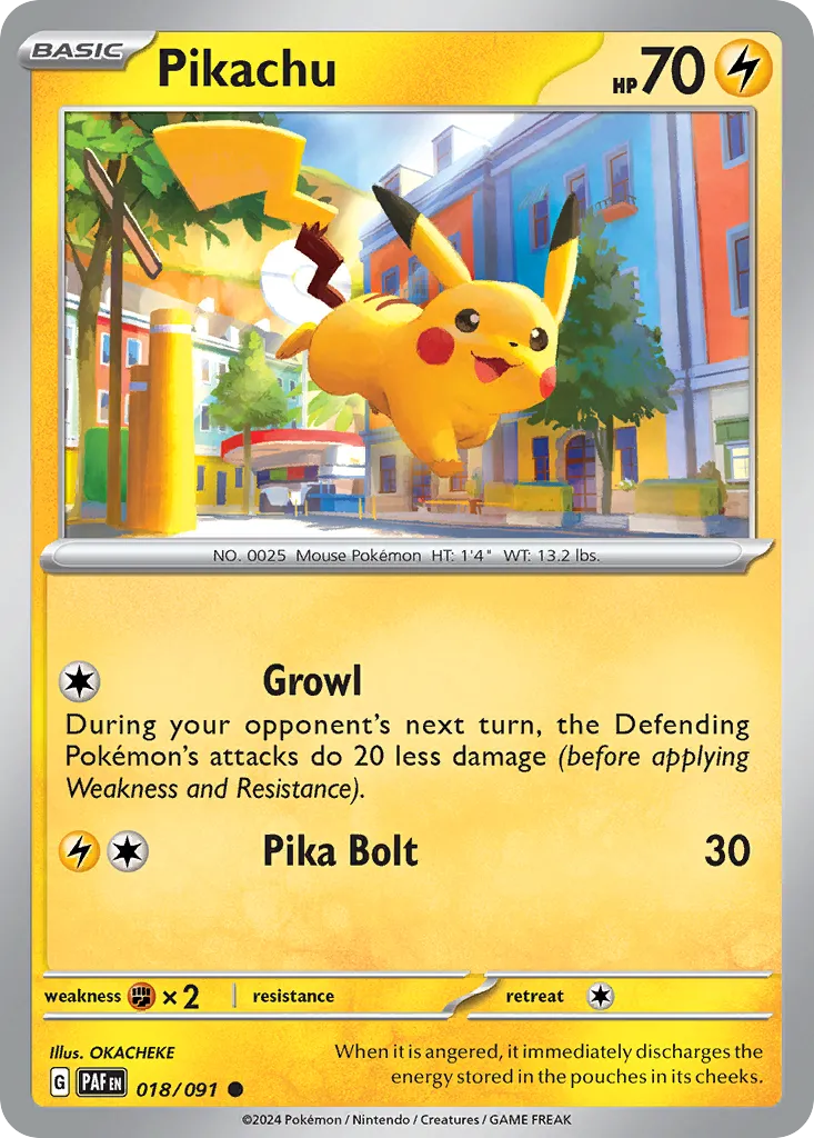 Pikachu card image