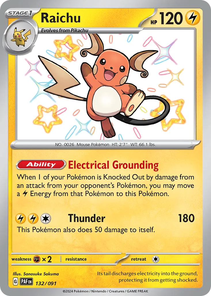 Raichu card image