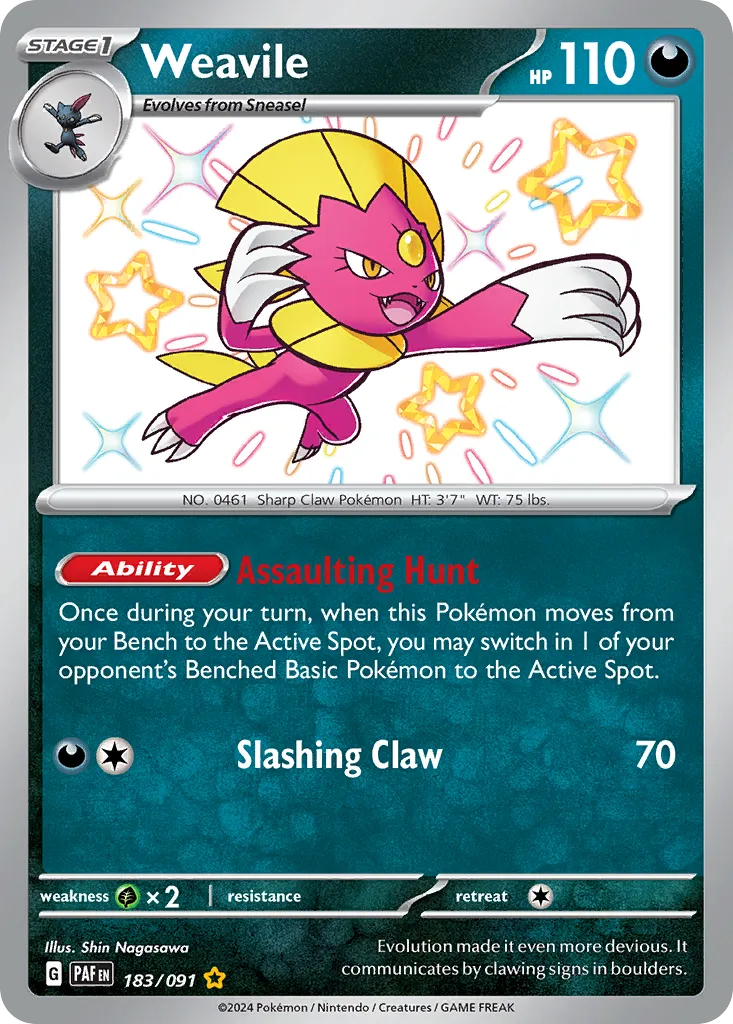 Weavile card image