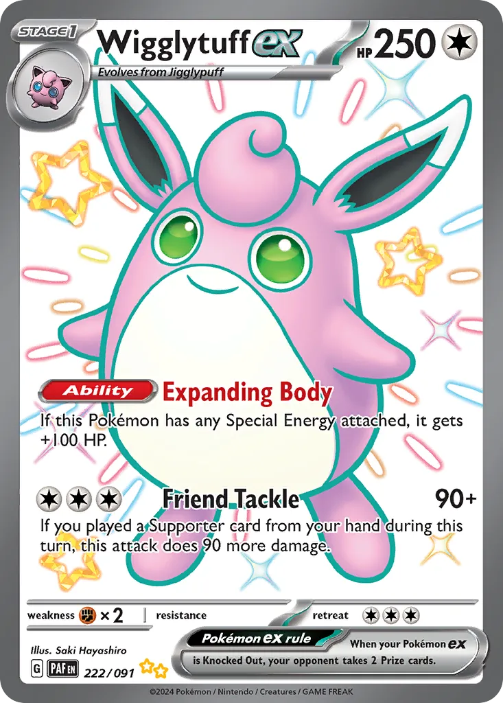 Wigglytuff ex card image
