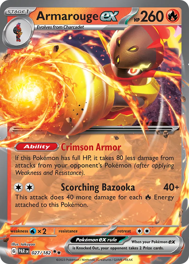 Armarouge ex Paradox Rift #27 card image