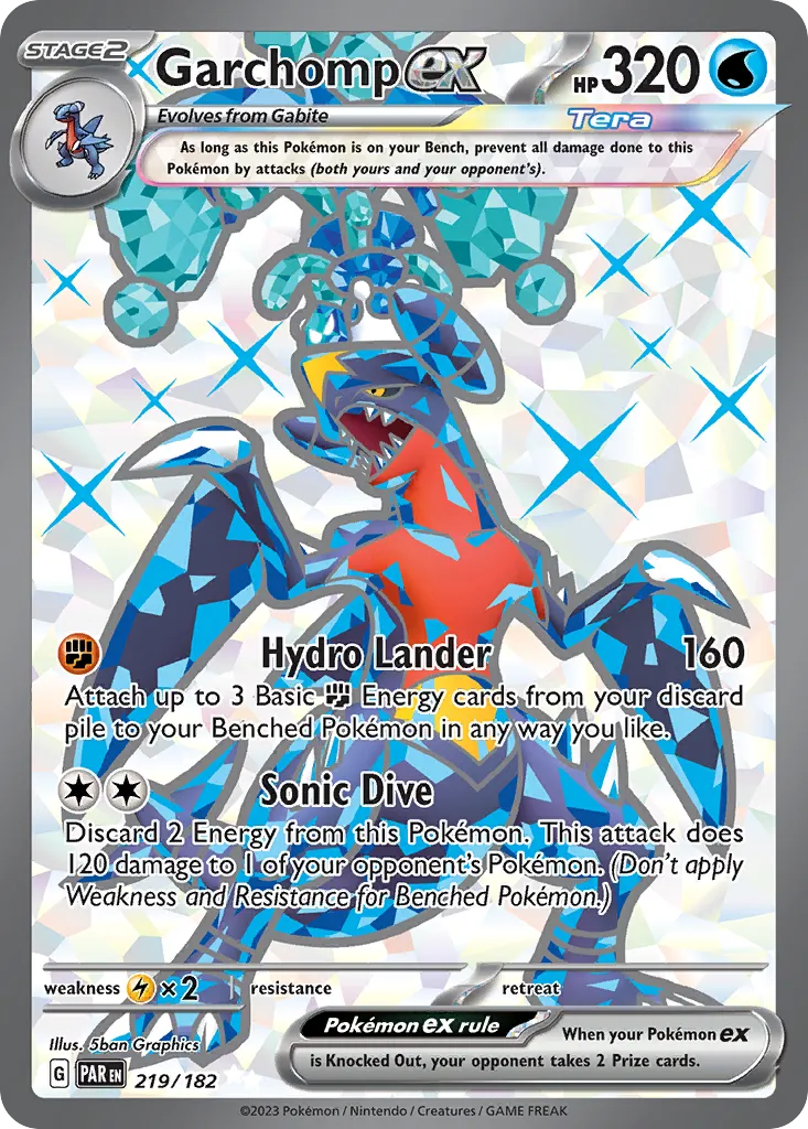 Garchomp ex card image