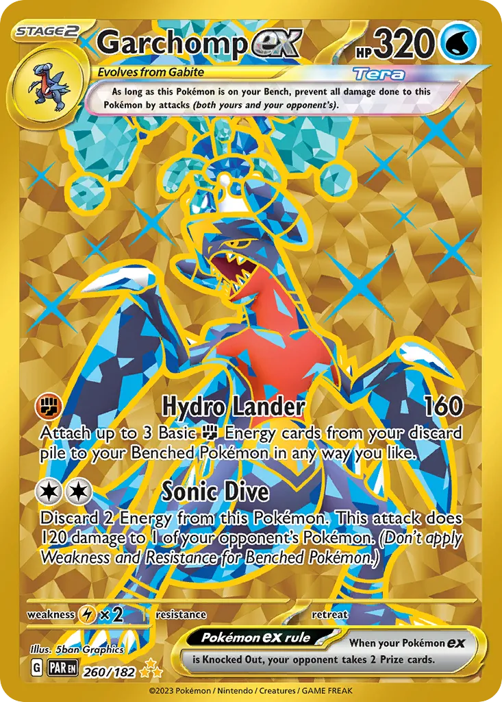 Garchomp ex card image
