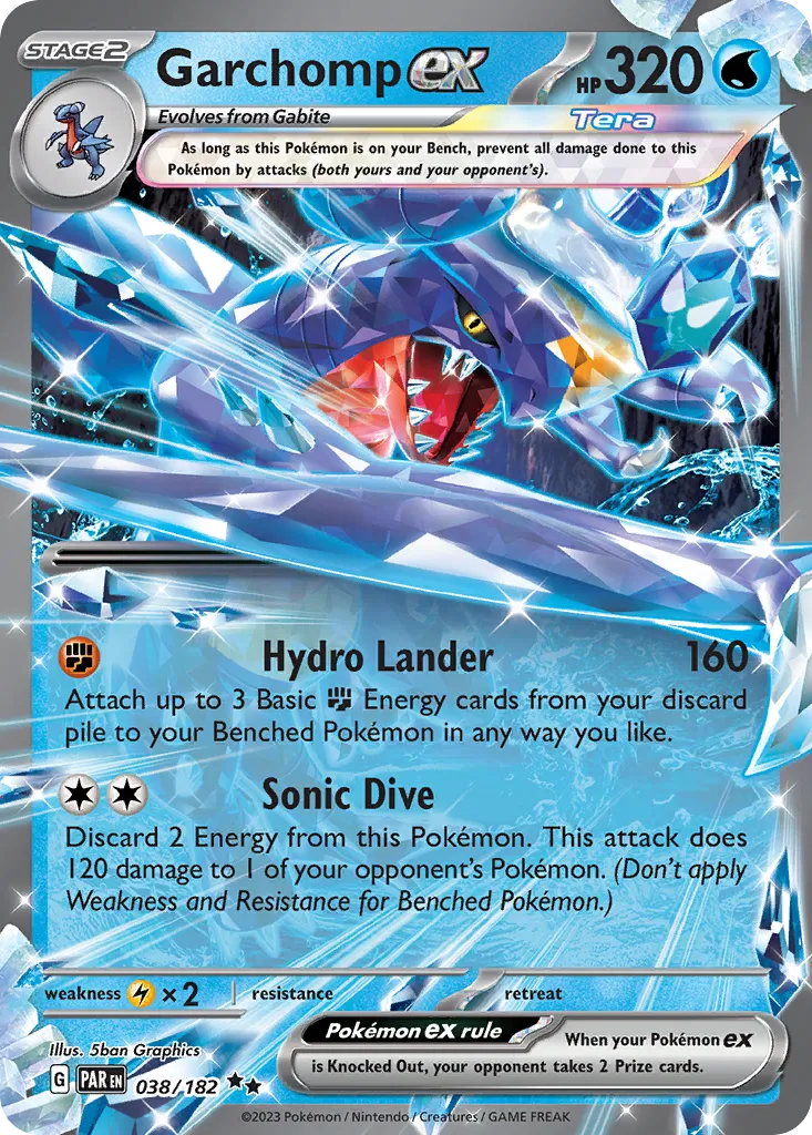Garchomp ex card image
