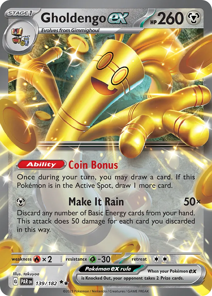 Gholdengo ex Paradox Rift #139 card image