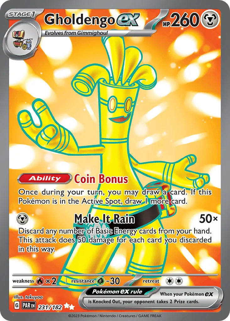 Gholdengo ex card image