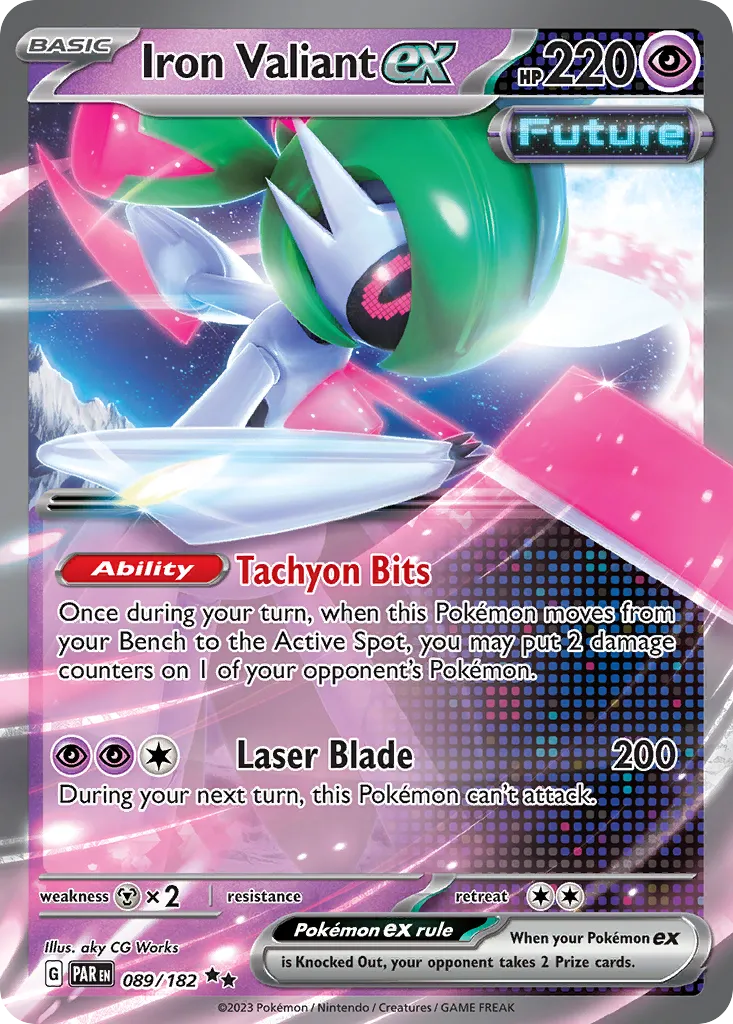 Iron Valiant ex card image