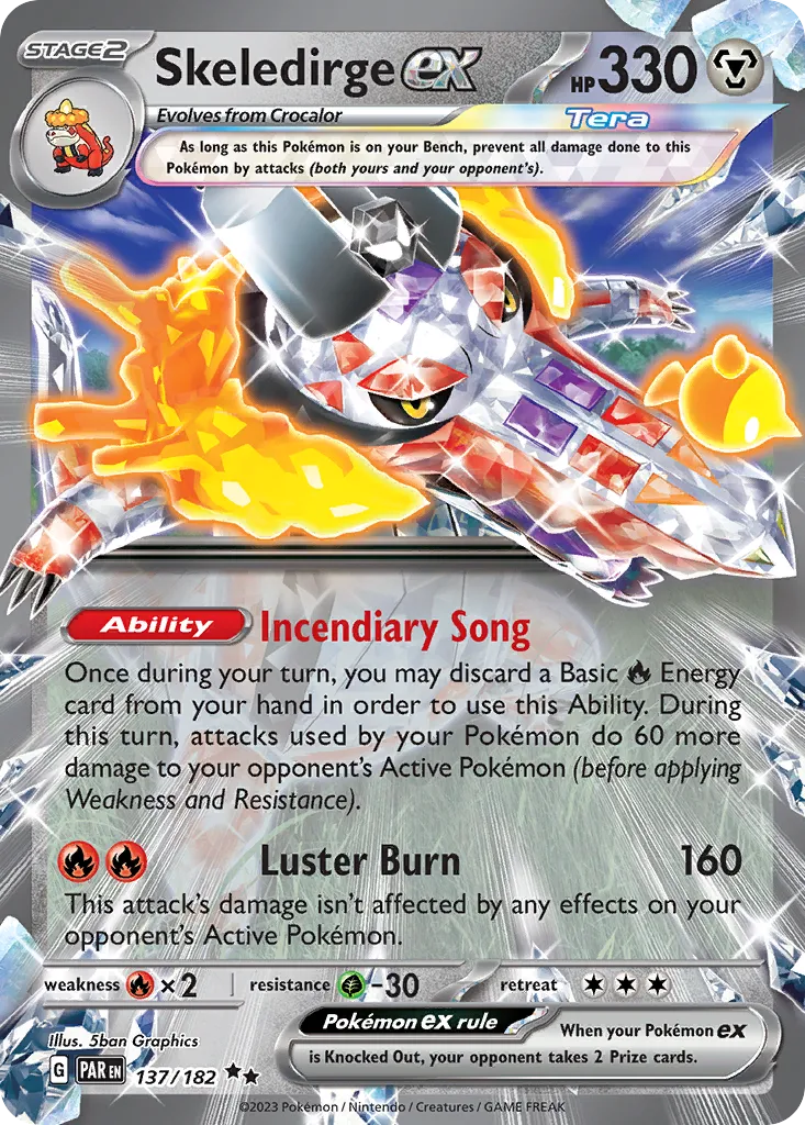 Skeledirge ex card image