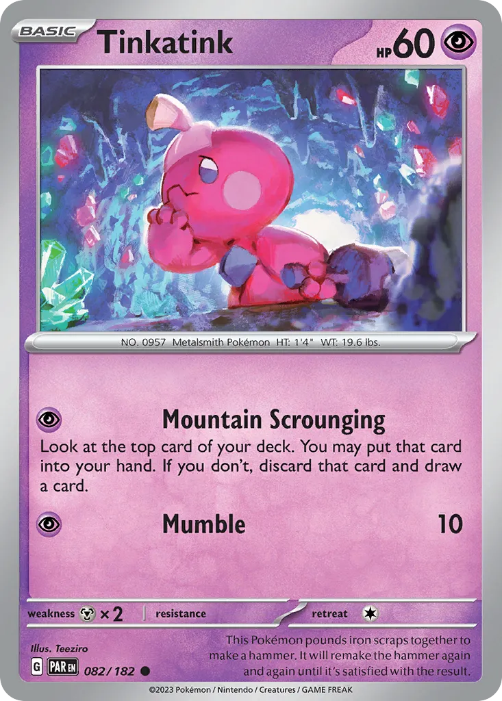 Tinkatink Paradox Rift #82 card image