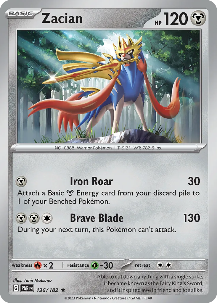 Zacian card image