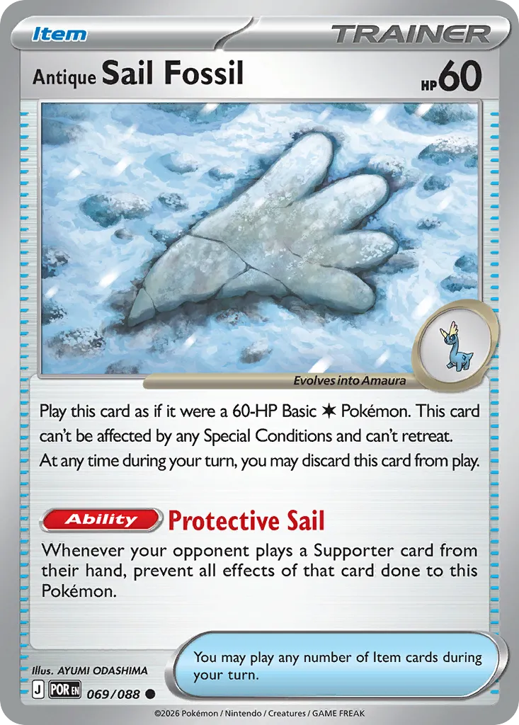Antique Sail Fossil card image