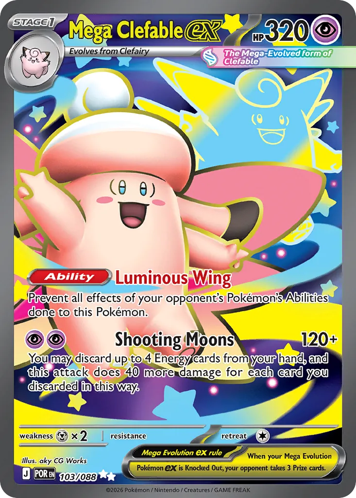 Mega Clefable ex card image