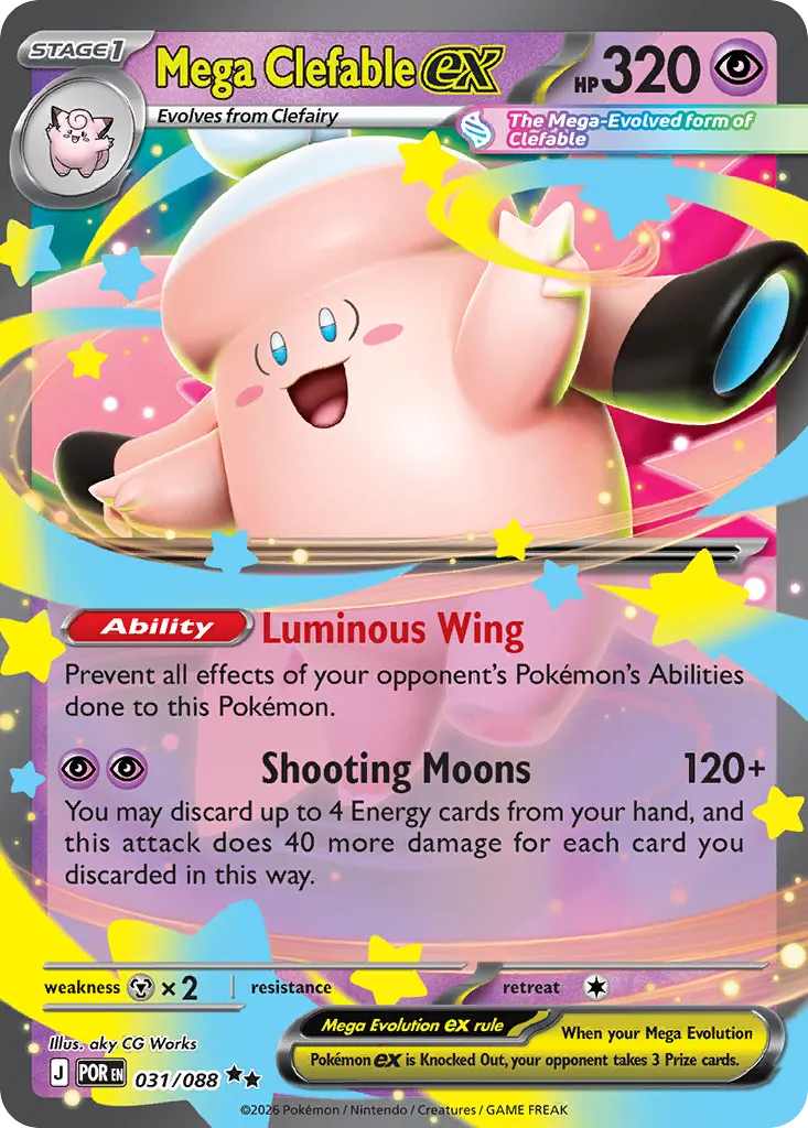 Mega Clefable ex card image