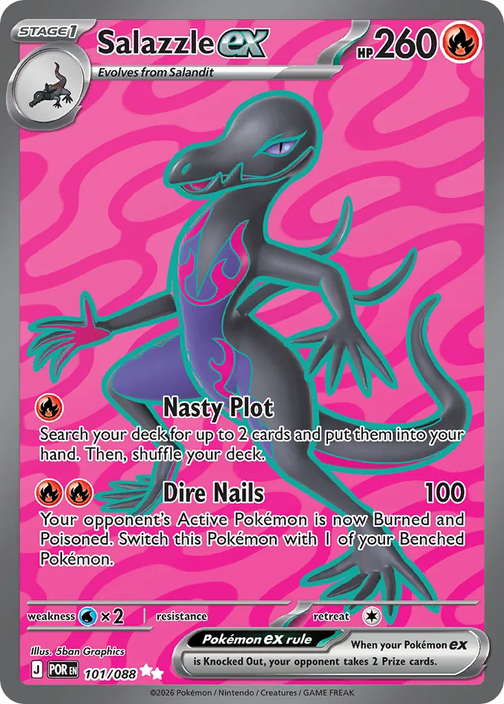 Salazzle ex card image