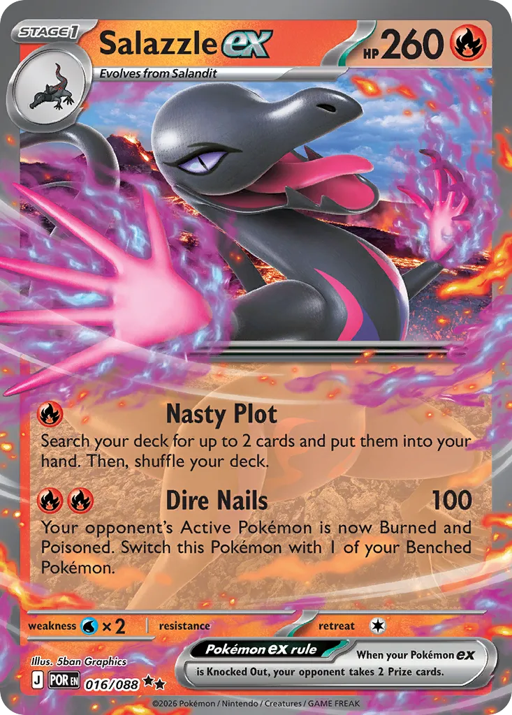 Salazzle ex card image