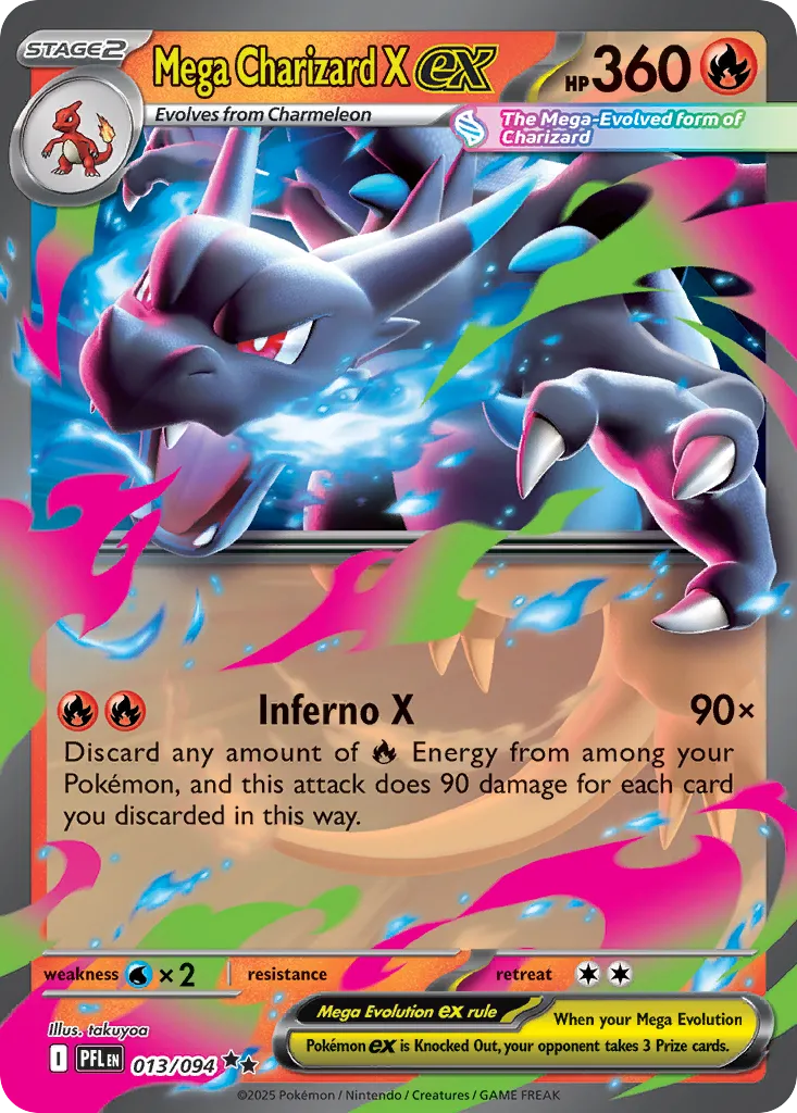 Mega Charizard X ex card image