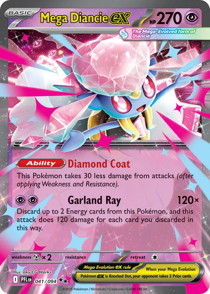 Mega Diancie ex card image