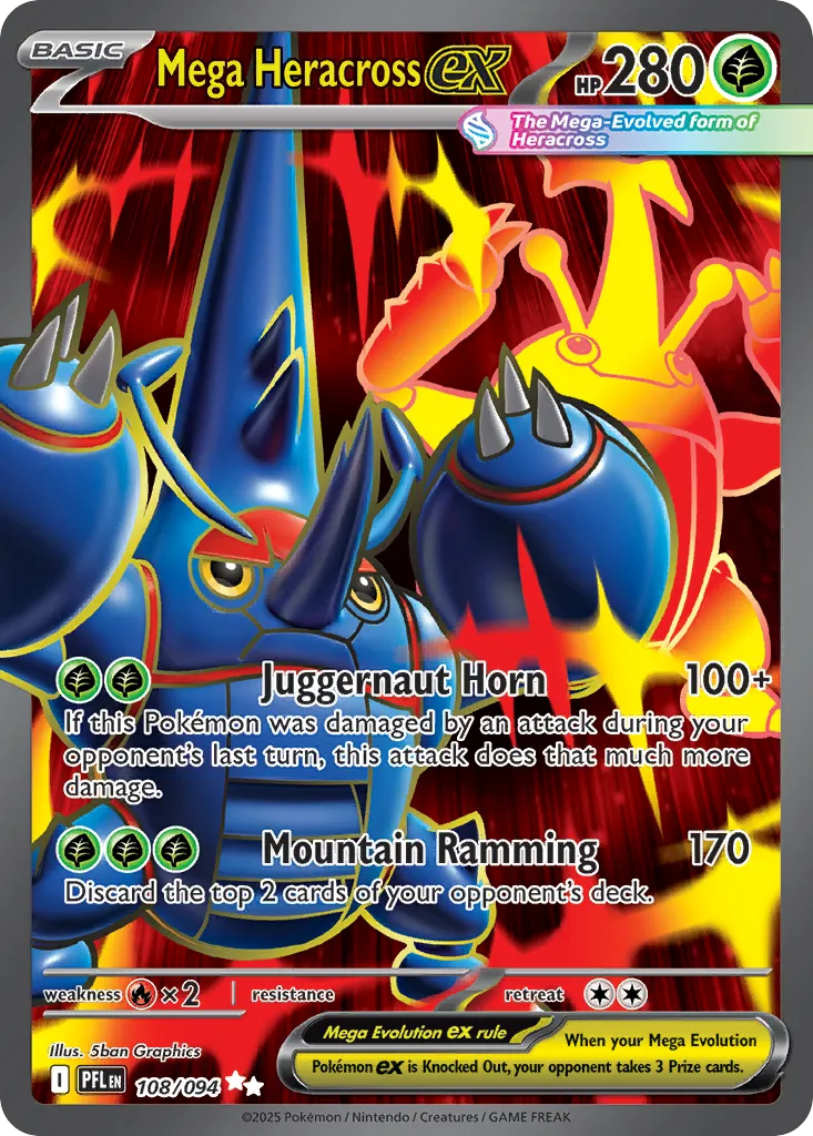 Mega Heracross ex card image