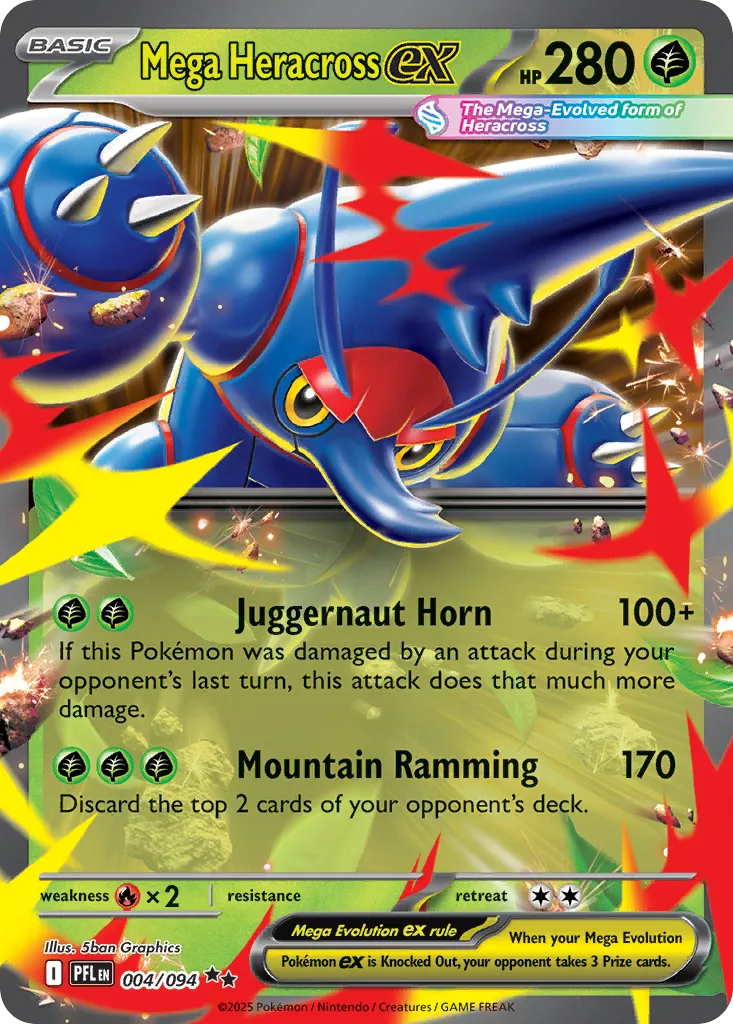 Mega Heracross ex card image