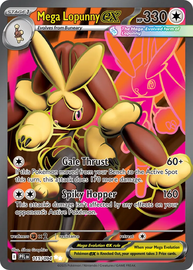 Mega Lopunny ex card image