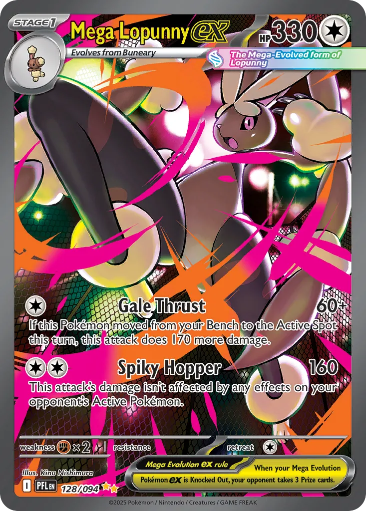 Mega Lopunny ex #128 card image