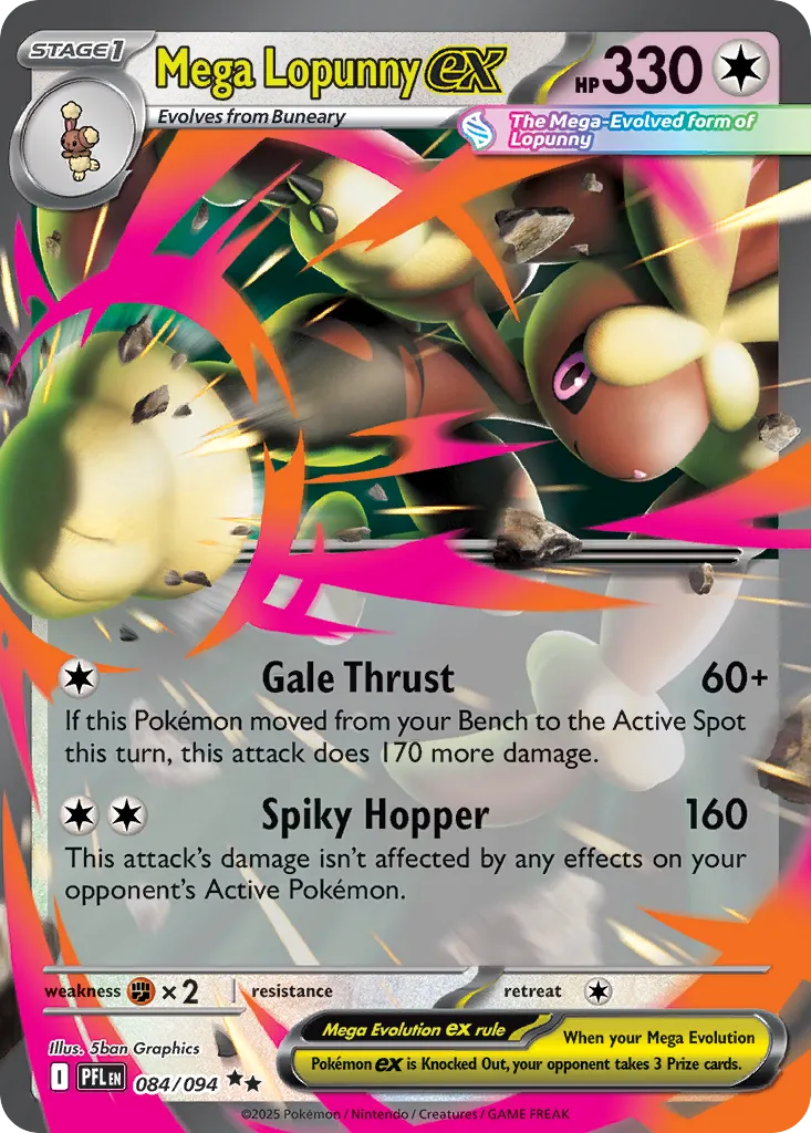 Mega Lopunny ex card image