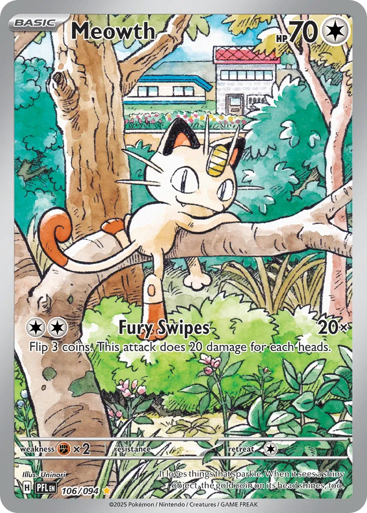 Meowth #106 card image