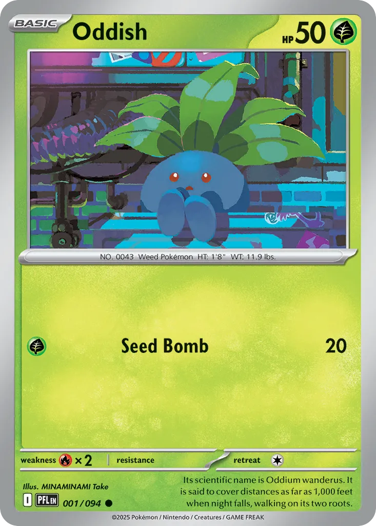 Oddish card image