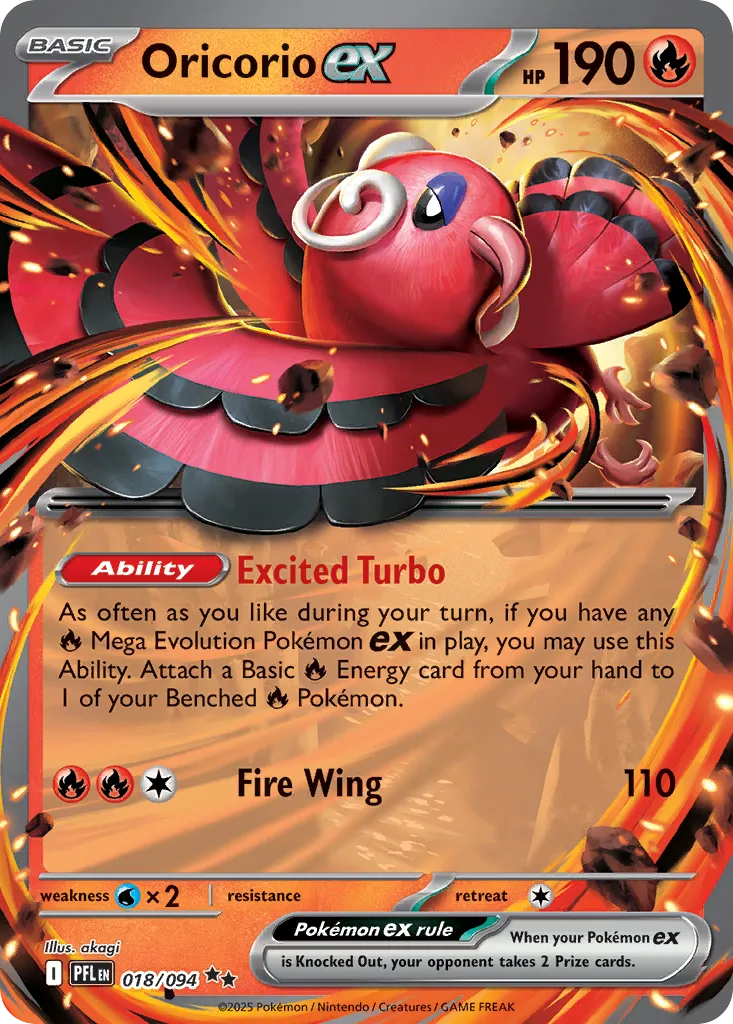 Oricorio ex card image