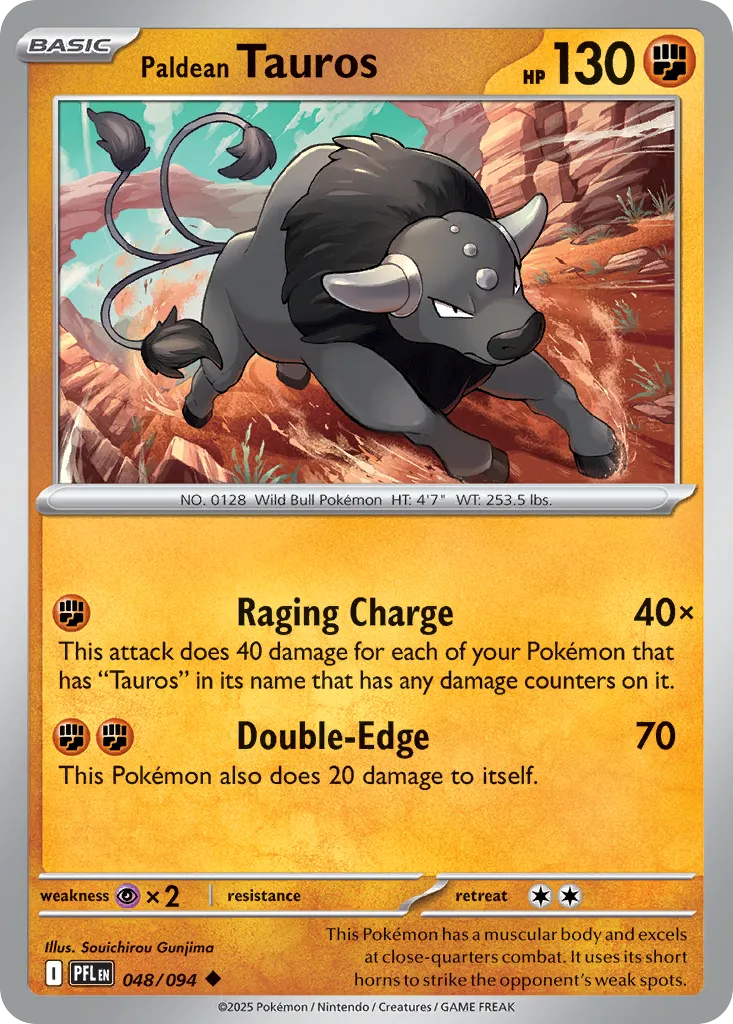 Paldean Tauros card image