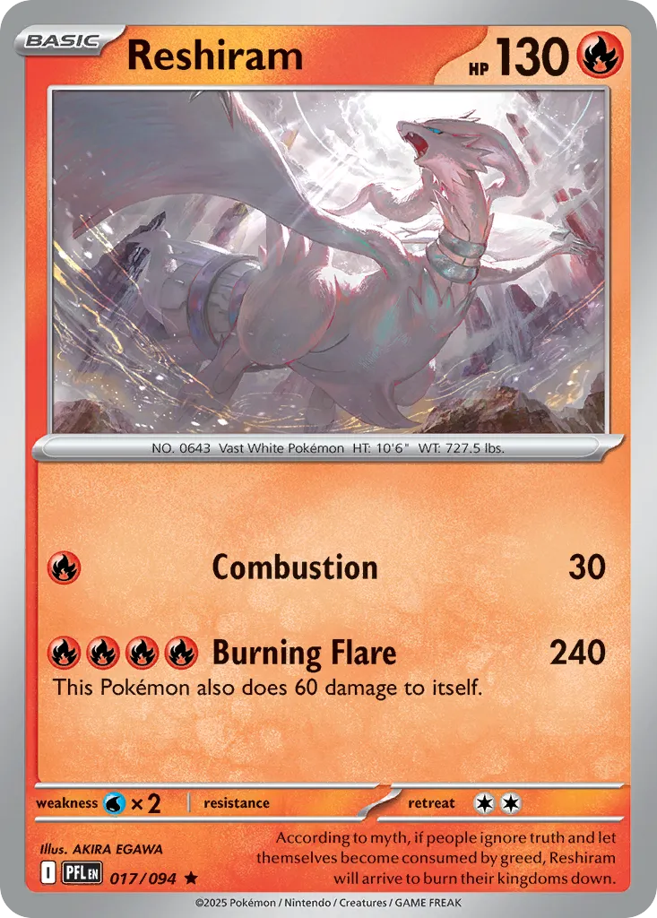 Reshiram card image