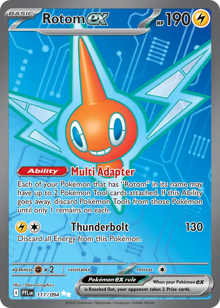 Rotom ex card image