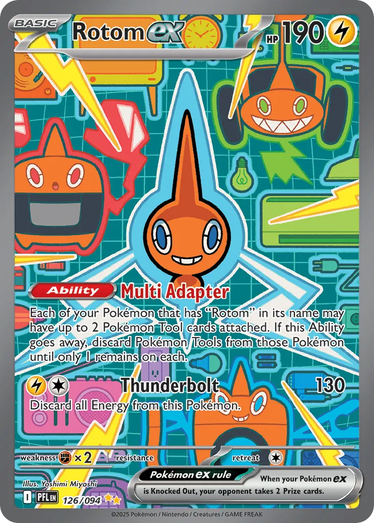 Rotom ex #126 card image