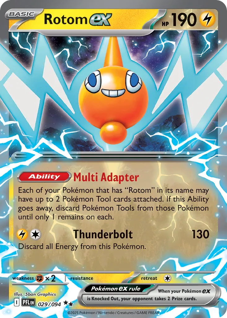 Rotom ex card image