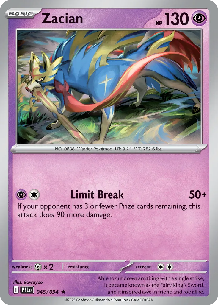 Zacian card image