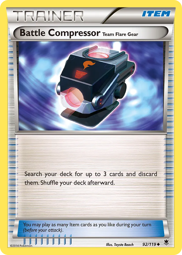 Battle Compressor Team Flare Gear card image