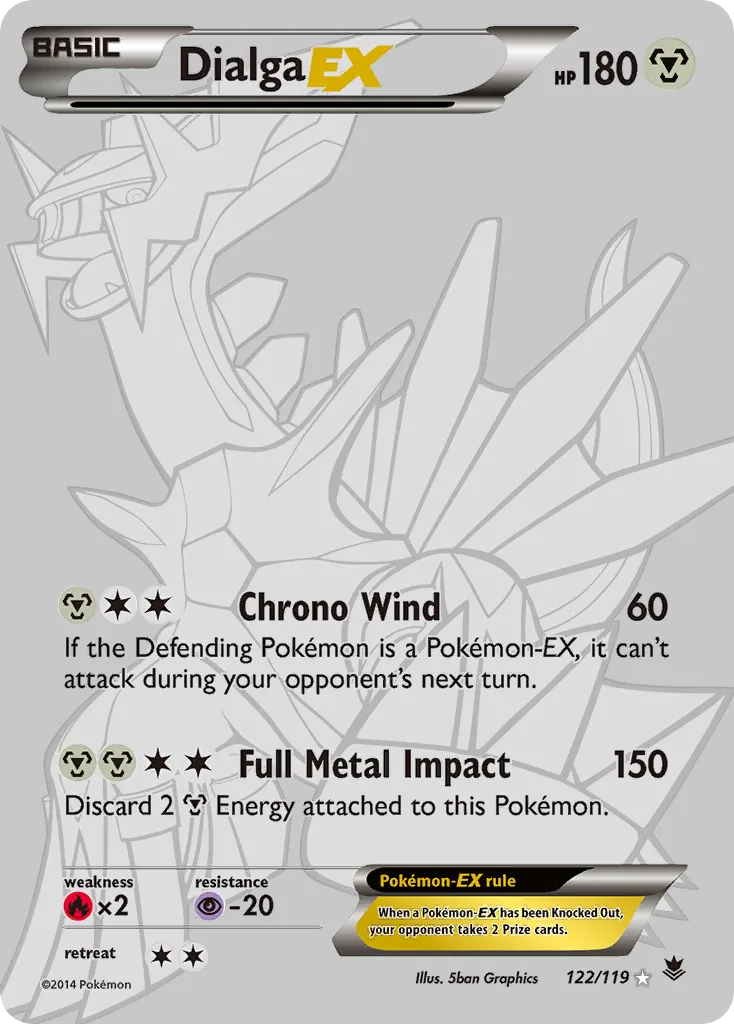 Dialga-EX #122 card image