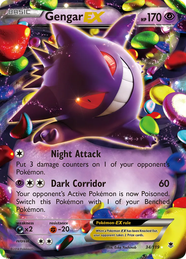 Gengar-EX #34 card image