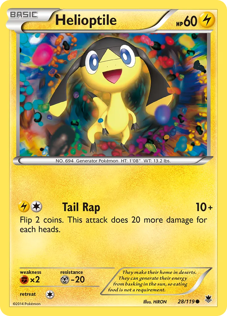 Helioptile card image