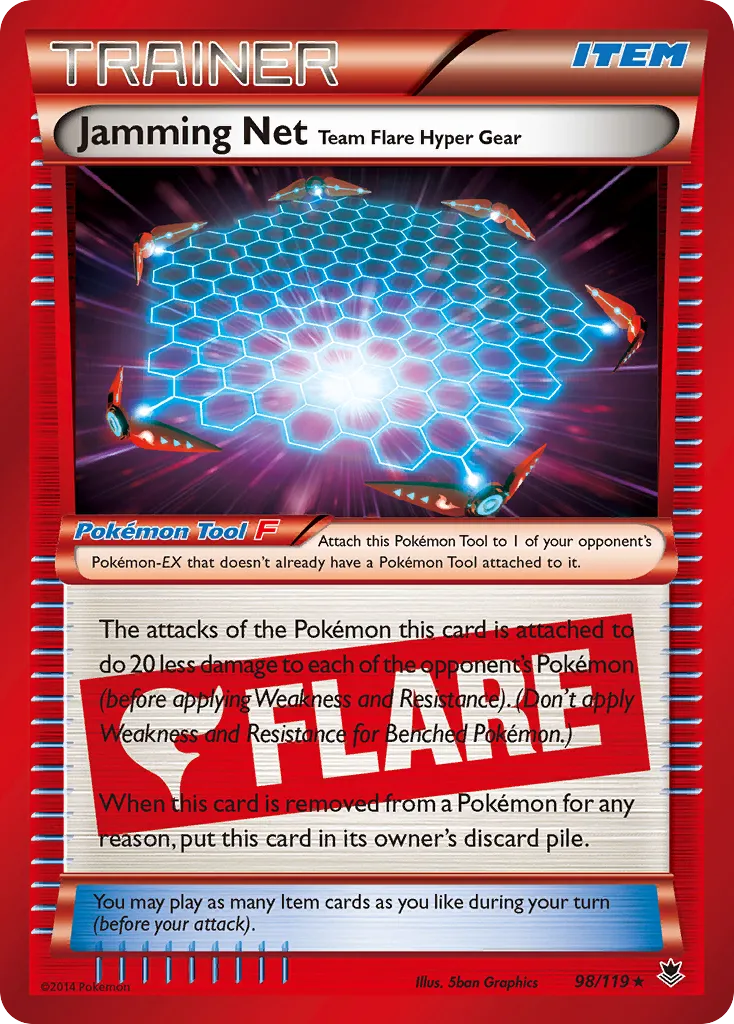 Jamming Net Team Flare Hyper Gear card image